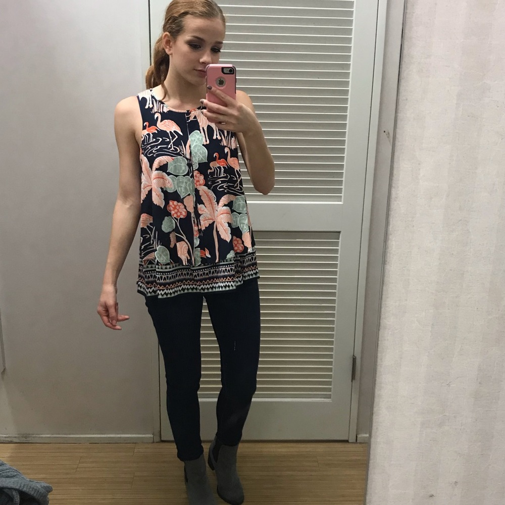 Crown and Ivy layered blouse! Xs
